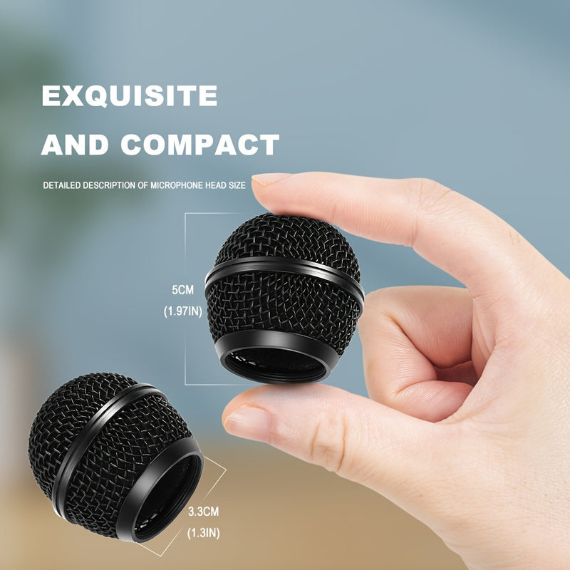 Capuchón de Malla Metálica BOMGE para Shure SM58/BETA58 - Compatible con BLX4, PGX4, QLXD4, SLX4, ULXD4 - Cápsula Profesional en Rojo, Verde, Azul y - Reducción de Ruido & Durabilidad para Estudio, Podcasting y Presentaciones En Vivo - Accesorio Compatib