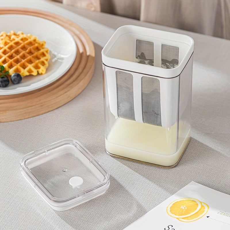 Kit para Hacer Yoghur de Enfriamiento Lento (1 pieza) - Separador de Siero para Yoghur Griego, Kit para Hacer Yoghur Griego Casero