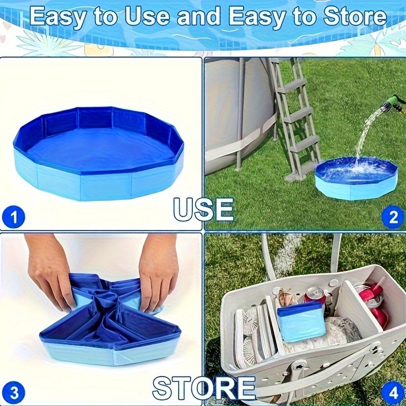 5 unidades/1 unidad, bañera de pies plegable portátil, bañera de PVC duradera con múltiples componentes, no requiere electricidad, fácil almacenamiento y transporte para el hogar, exteriores, piscinas, viajes, bañera de pies portátil, piscinas y spa, uso
