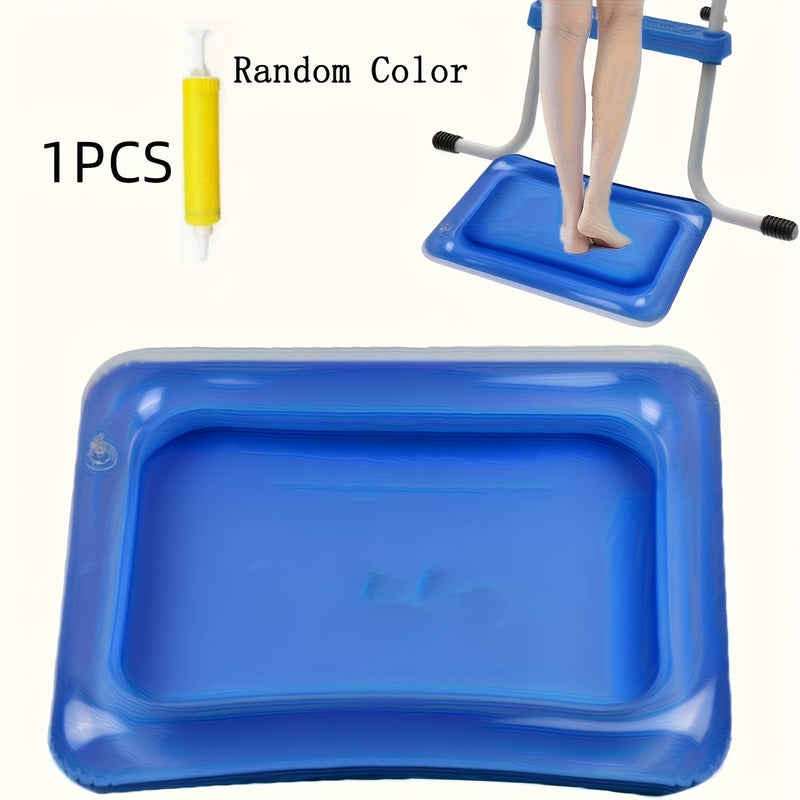 1/2pcs Baño de Pies Inflable Cuadrado, Baño de Pies Portátil, Escalera para Entrada a la Piscina, Kit de Limpieza y Pedicura para Piscinas