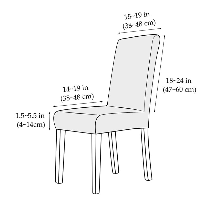 1, 2 o 4 fundas de silla de terciopelo elástico de lujo - Duraderas, resistentes al desgaste, súper suaves, aptas para mascotas, estilo contemporáneo, tela elástica y diseño moderno, ideales para hogar, hotel o restaurante