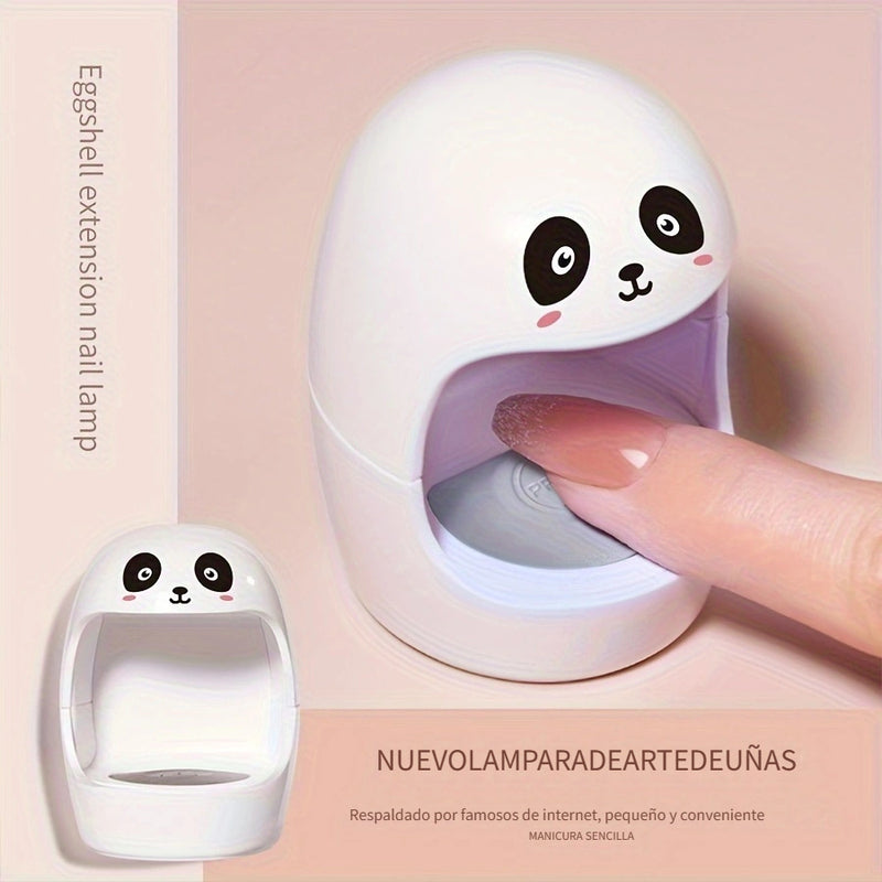 1pc Lámpara de Uñas Mini Q en Blanco, Secador de Uñas UV/LED, Secado Rápido de Gel de Uñas, para Arte de Uñas DIY en Casa