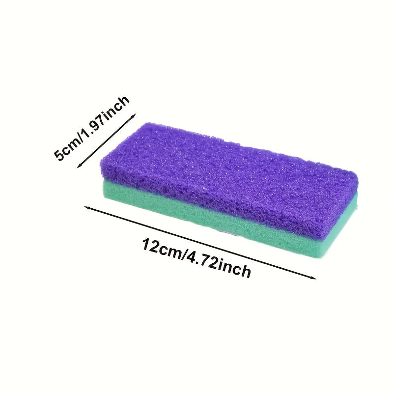 2 pares de set de cuidado para pies con piedra pómez doble cara, herramienta exfoliante reutilizable de polipropileno, fórmula sin alcohol, textura rugosa y suave, ideal para regalos de vuelta al cole o Día de la Madre