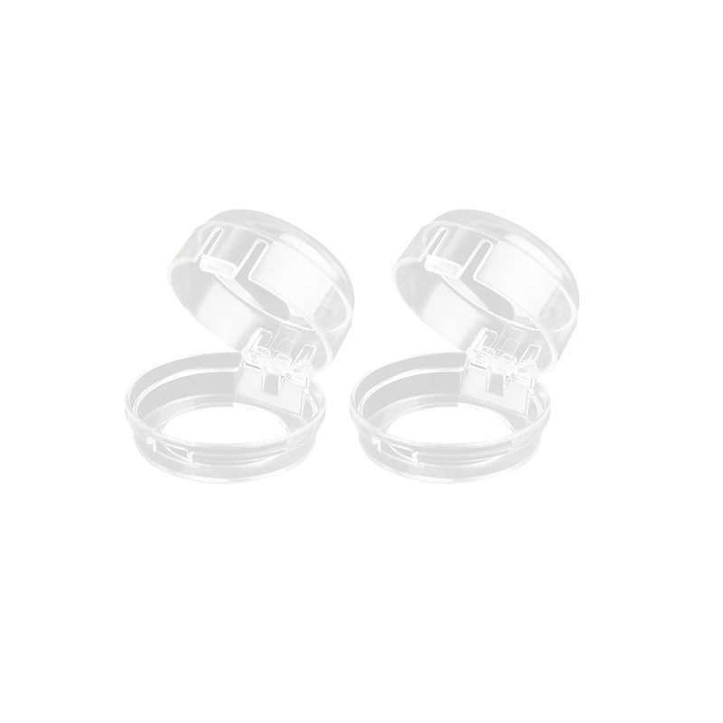2/4pcs Cubiertas de Plástico Transparente para Perillas de Estufa de Gas, Protectoras para la Seguridad de la Cocina en Casa, Cubierta de Control de Estufa de Gas Antitáctil, Protectores de la Parte Superior de la Estufa