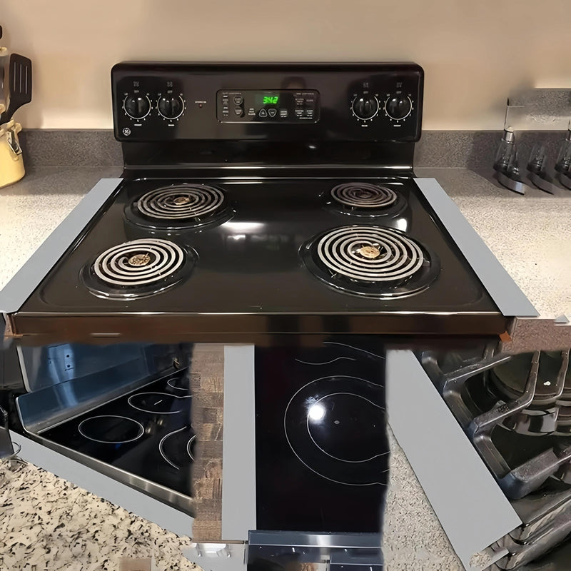 Tira de Sellado de Silicona para Cocina - Resistente al Aceite y Manchas, Perfecta para Bordes de Estufas y Encimeras