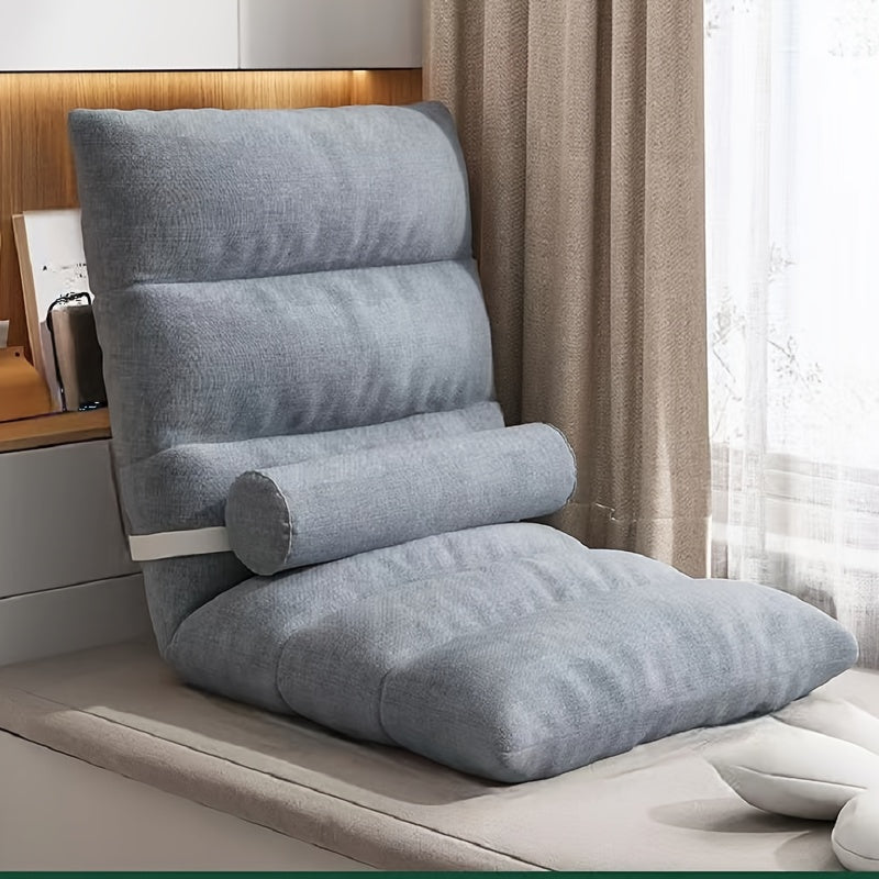 Silla de suelo con ajuste de cinco grados, soporte de carga fuerte, multifuncional y ergonómica, adecuada para dormitorios, salas de estar y configuraciones.