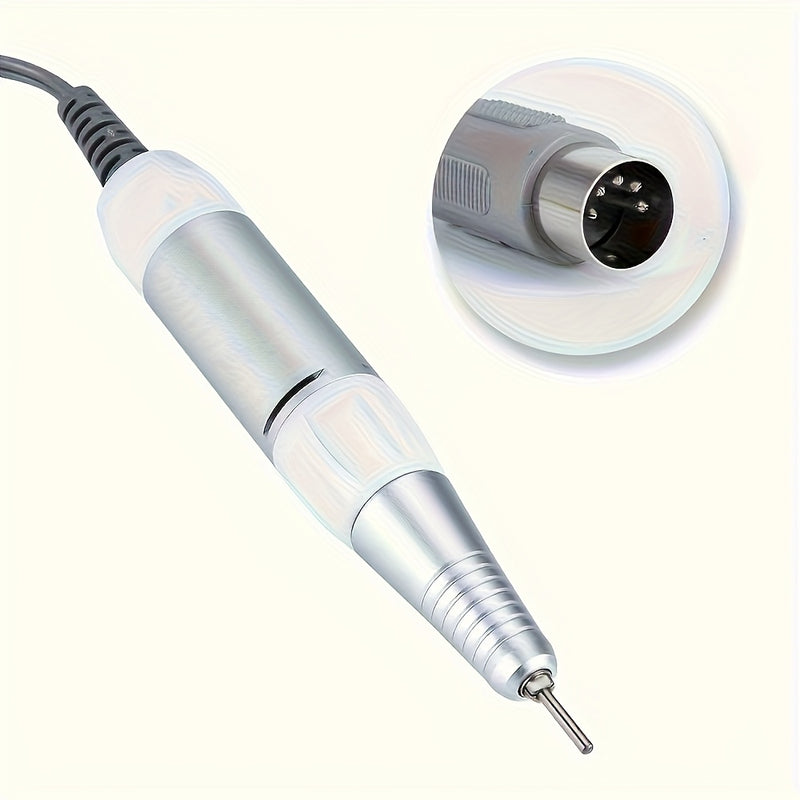 GZYDD Taladro Eléctrico Profesional para Uñas - 35000 RPM, Conector de 5 Pines para Manicura y Pedicura, Arte en Uñas, Compatible con Máquinas Profesionales de Pulido y Lijado, Herramienta Robusta, Diseño Ergonómico, Precisión en el Lijado, Equipo para S