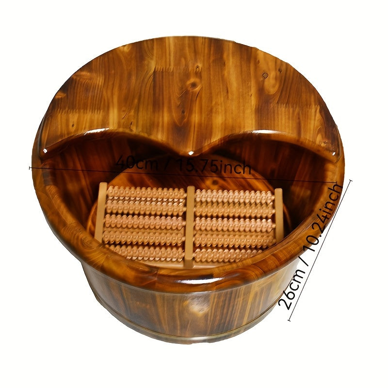 Cedro Madera Hogar Regalo Baño de Pies Masaje de Pies Baño de Pies Barril de Madera Baño de Pies Barril de Madera Engrosado Baño de Pies No Necesita Conectarse a la Electricidad