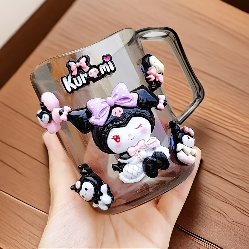 1 pieza/2 piezas de juego de baño Sanrio, taza para enjuague bucal y cepillo dental de Kulomi y Melody, material PP duradero, unisex, ideal para hogar y residencias estudiantiles