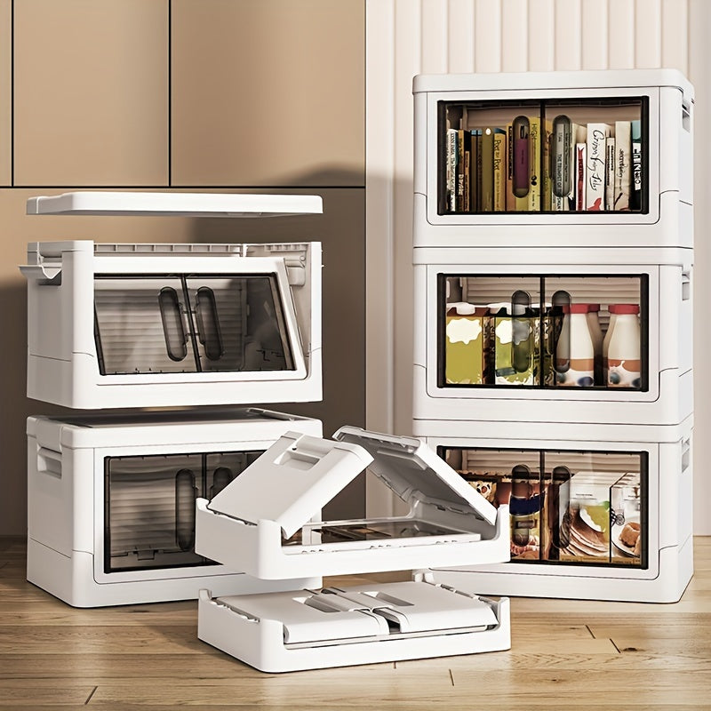 Organizador plegable versátil, ideal para snacks, juguetes, ropa y más, perfecto para cocina, dormitorio, baño y residencias estudiantiles