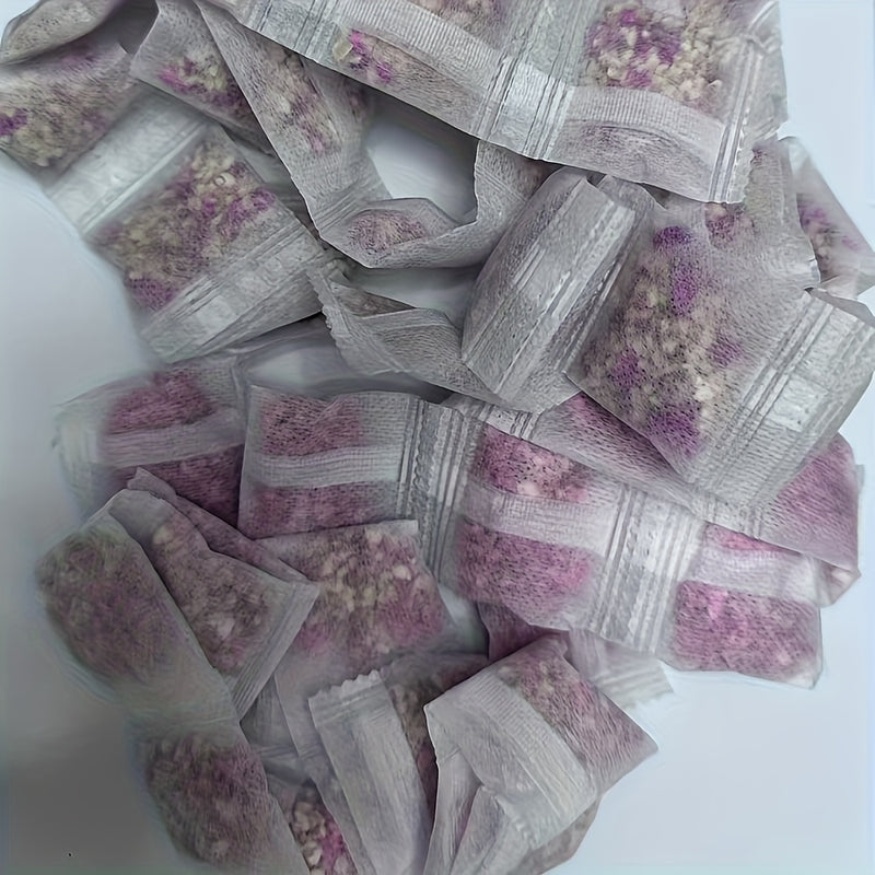 12 bolsitas de perfume de plástico con aroma a rosas, ambientador para clóset, a prueba de humedad y olores, bolsitas desodorantes con fragancia floral para clóset y hogar