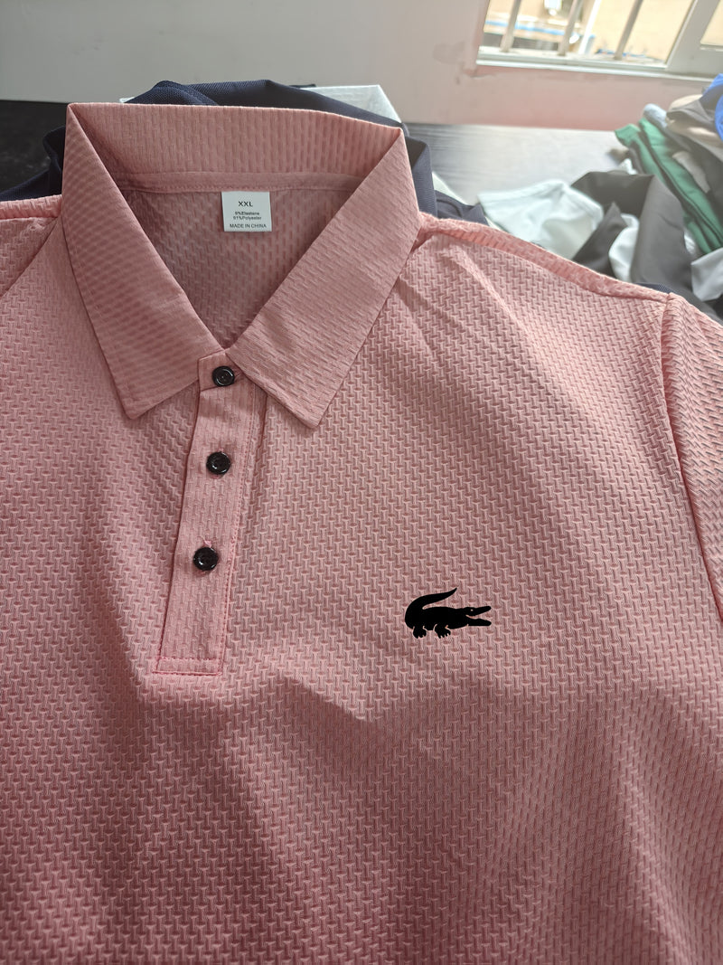 Camiseta Cómoda para Hombres de Medio Oriente con Estampado de Cocodrilo, Camisa Casual Transpirable para Negocios y Ocio