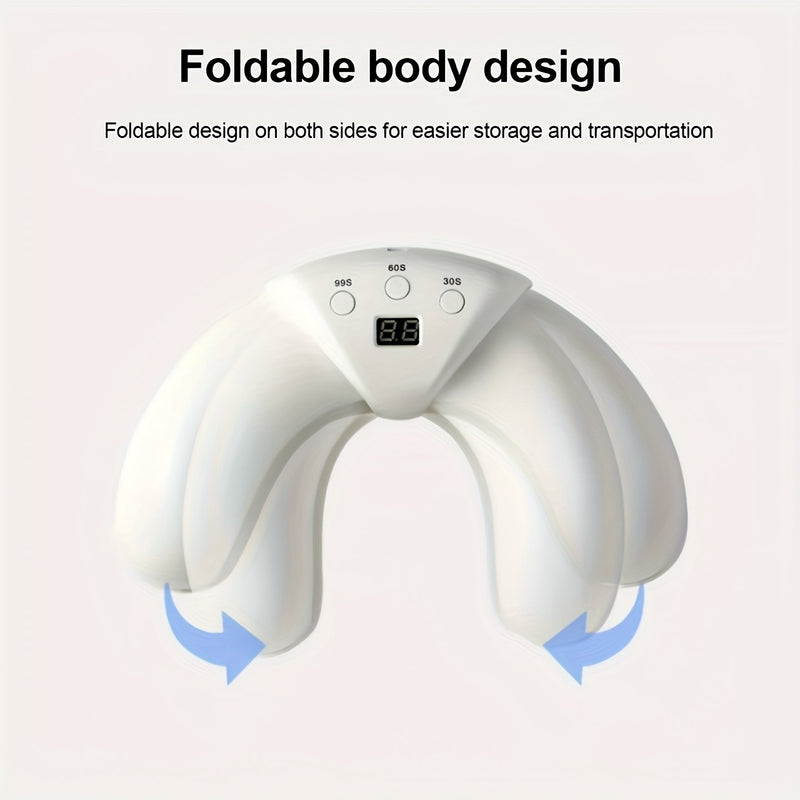 Linterna LED para Uñas, Luz de Manicura con Temporizador - Diseño Ergonómico, Sin Olores, Fácil de Usar, Regalo Perfecto para Mujeres