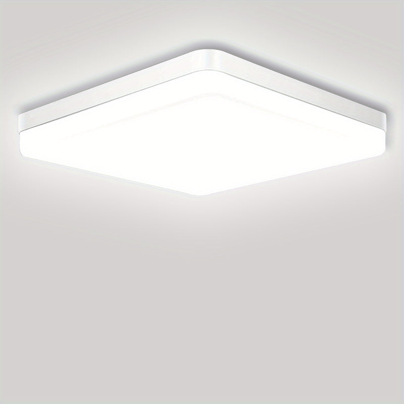 1pc Luz de Techo LED, 36W 3240lm 4000K 22.86cm Iluminación Empotrada Cuadrada para Cocina, Dormitorio, Sala, Armario, Blanco Neutro