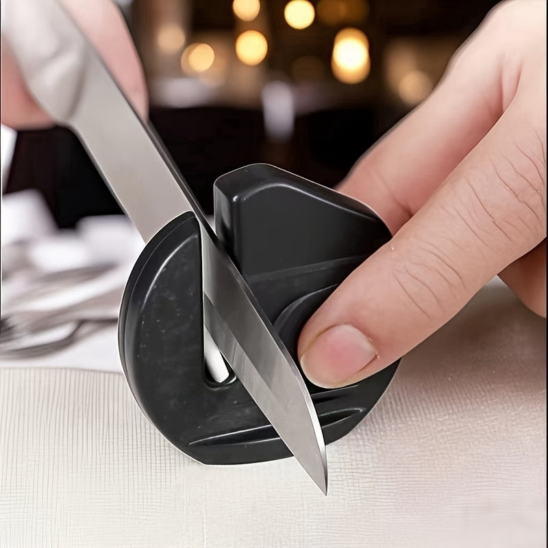 1pc Afilador de Cuchillos para Cocina, Herramientas de Jardín y Tijeras. Piedra Afiadora Profesional, Esencial para Utensilios de Cocina y Camping