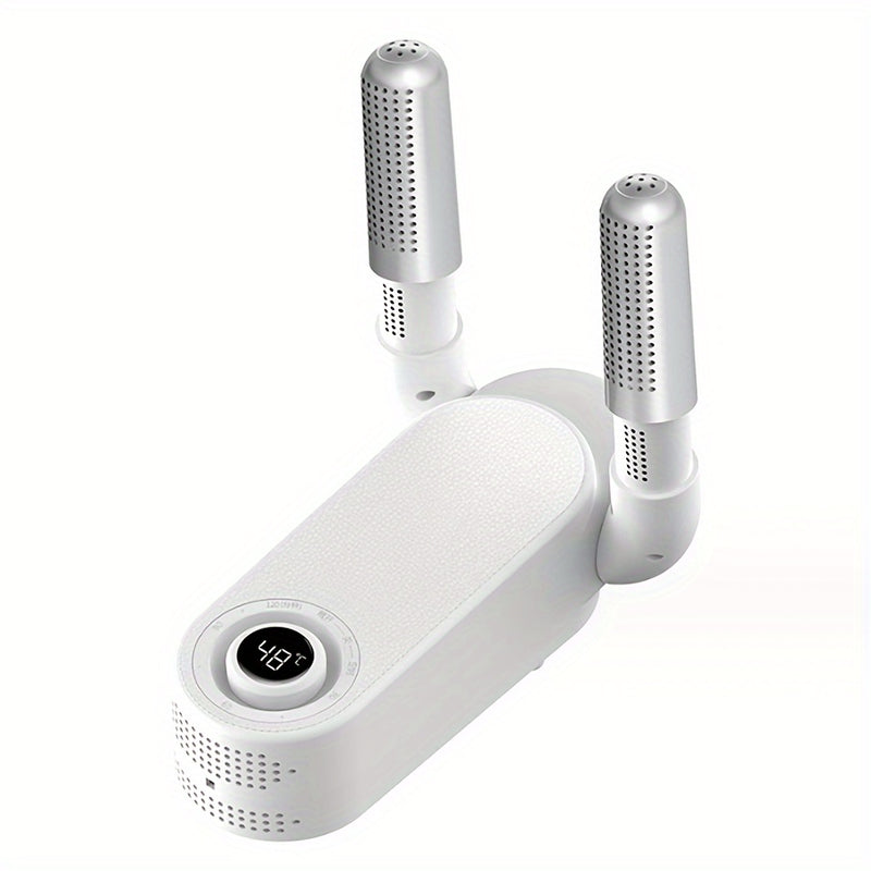 Secador de ropa portátil compacto con protección contra sobrecalentamiento, ajustes de temporizador doble y características de eficiencia energética - Ideal para viajes, camping y uso doméstico, enchufe de EE. UU., 110V, operación eficiente y silenciosa,