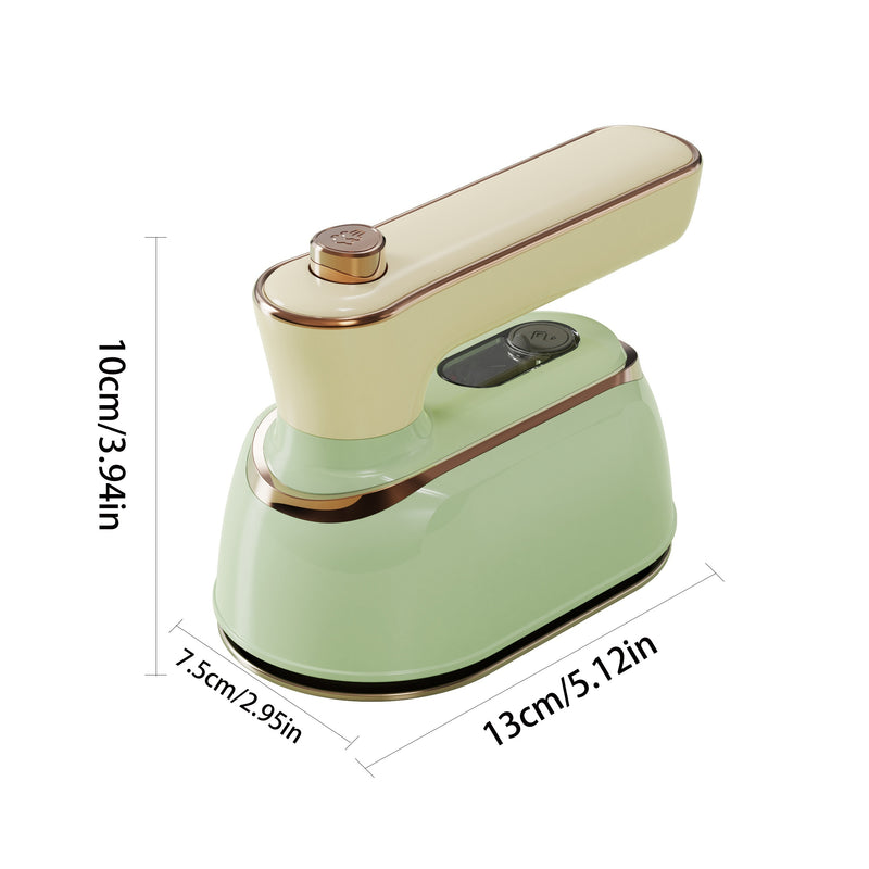 1pc Plancha de Vapor Portátil Mini, Calentamiento Rápido de 20s, Planchado Dual Propósito Seco/Húmedo, Diseño Portátil Rotativo Plegable de 180°, Uso en Casa y Viaje, 110-130V Enchufe EE. UU. - Sin Batería Requerida