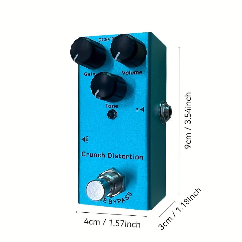 1 pieza de pedal de guitarra eléctrica, efecto de sobredriver clásico, efecto de distorsión metálica británica, efecto de distorsión metálica estadounidense. Un solo efecto de pedal mini. Accesorio esencial para instrumentos de guitarra eléctrica. Este p