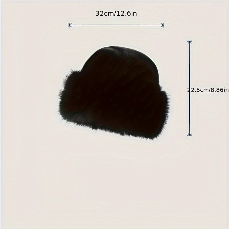 Gorro de Invierno Grueso y Cálido para Damas con Forro de Peluche - Estilo Gorra de Pescador Protección para las Orejas | Regalo Ideal de Navidad