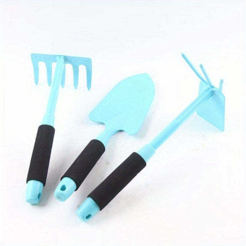 Juego de Pala y Cuchara Azul Fresca para Plantar, Cultivar Suculentas y Cuidado de Flores – Herramientas Esenciales de Jardinería para el Hogar