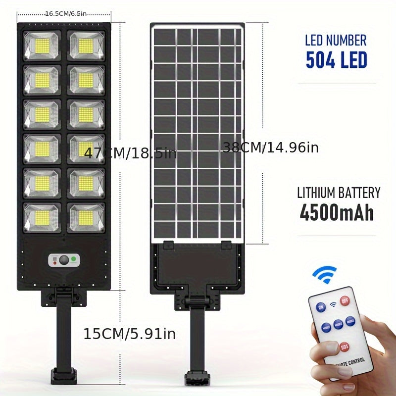 504 luces solares LED para exteriores, con controlador, funcionamiento automático del atardecer al amanecer, ideales para patios, terrazas y jardines