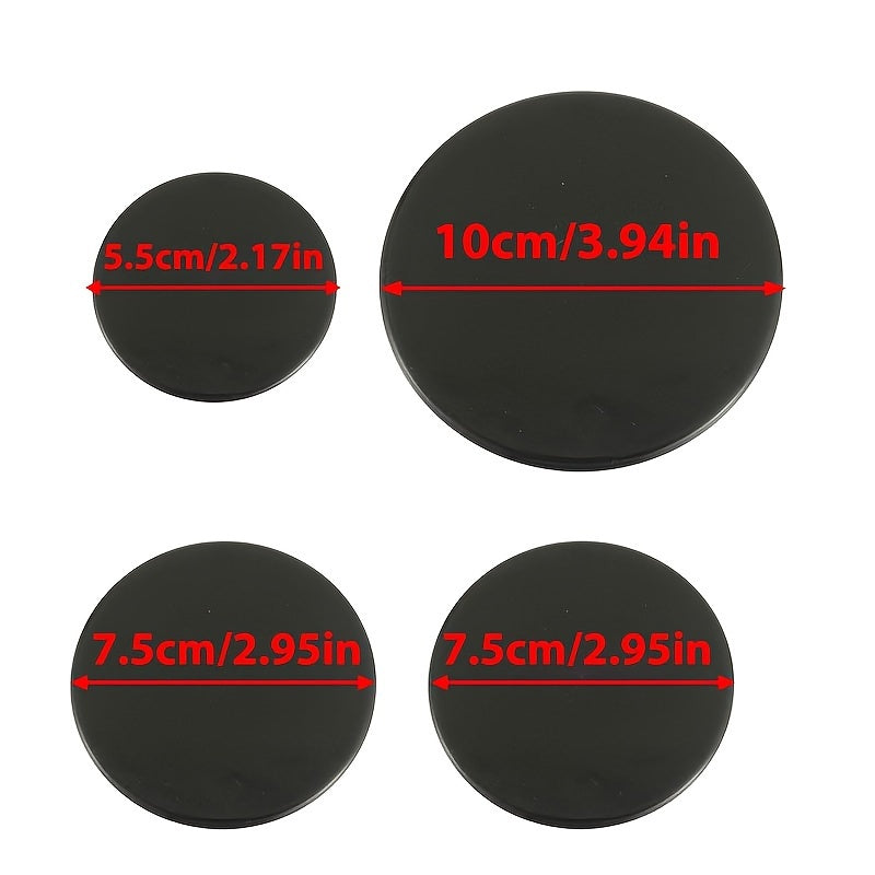 Juego de 4 Tapas Sabaf para Estufas de Gas - Opciones Plana/Cóncava, Material Duradero, Ideal para Accesorios de Quemador de Horno y Cabeza de Estufa, Protectores de Tejedoras