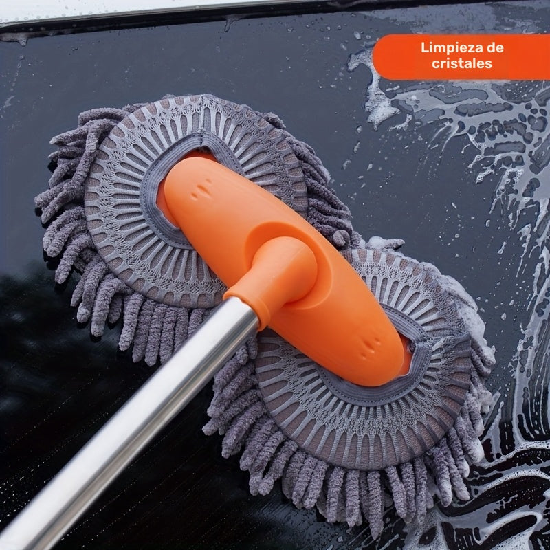 Kit de Limpieza Definitivo para Coches: Cepillo de Microfibra, Mopa, Guante, Esponja y Más - ¡Obtén un Brillo Impecable Cada Vez!