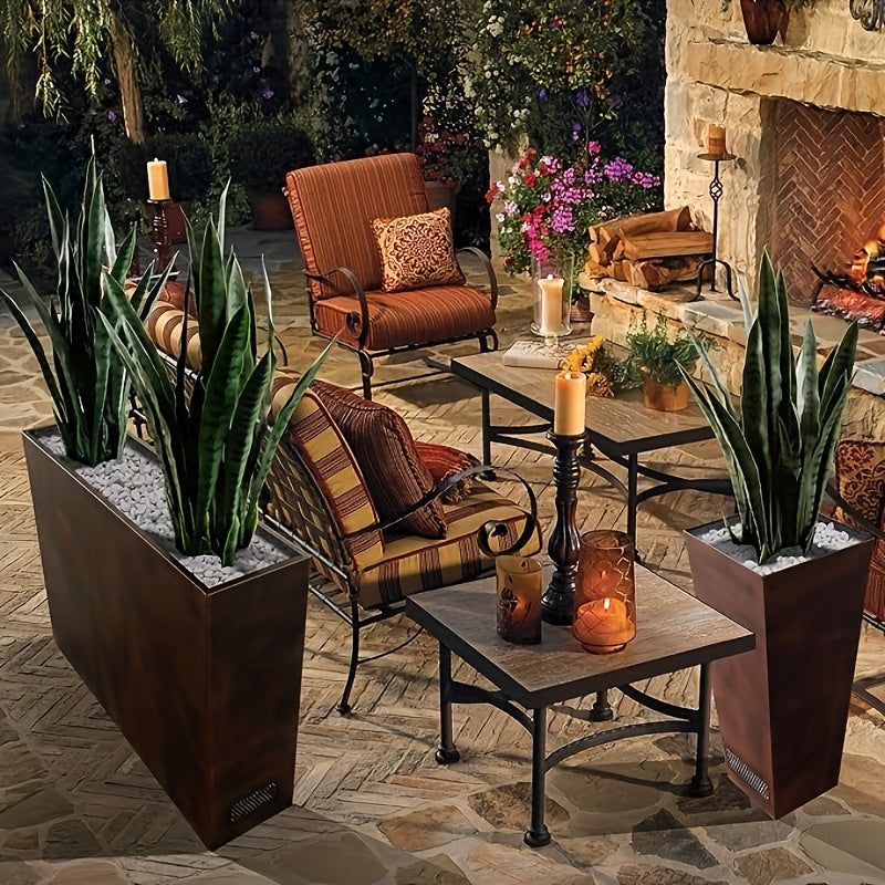 3-6 Pack Planta Artificial Sansevieria, Plástico Graptosedum Planta de Culebra para Decoración Interior y Exterior, Planta de Piso de Verde Falso para Hogar, Oficina, Aniversario, Navidad, Pascua, Día de San Patricio, Día de San Valentín, Muharram/Año Nu