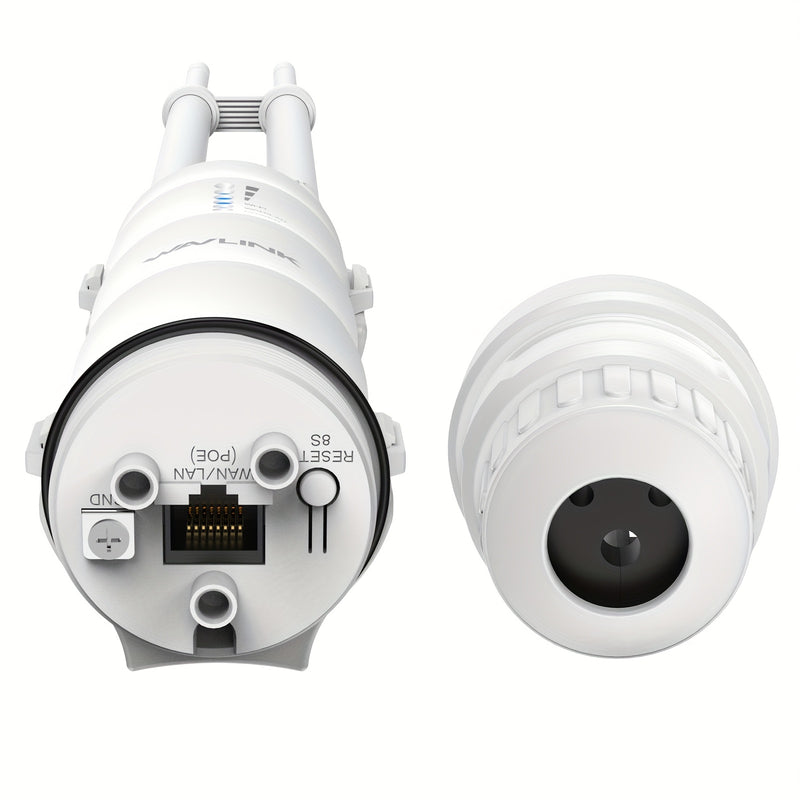 WAVLINK N300 Punto de Acceso Inalámbrico Exterior - Impermeable, Alimentado por PoE, Extensor WiFi de Largo Alcance con Puertos WAN/LAN, Antenas Direcionales 2x7dBi, Modos Versátiles de AP/Enrutador/Repetidor, Resistencia al Clima con Clasificación
