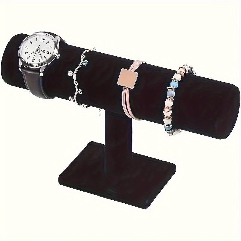 Soporte de exhibición de lujo de terciopelo para pulseras y collares, adecuado para mercados nocturnos y puestos, también para mostrar relojes, tobilleras y otros artículos de joyería, torres de joyería