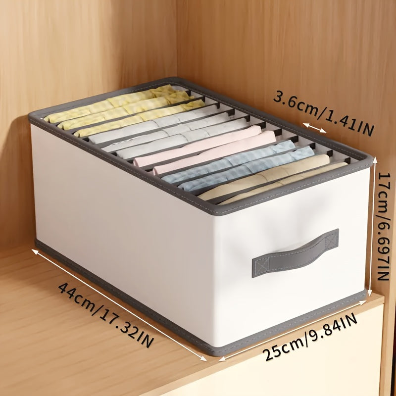 1/3 piezas, cesta de almacenamiento plegable para cajones, tejido no tejido, organizador de ropa interior, calcetines, sujetadores, regalo del Día del Padre, organizador de cajones | Multifuncional | Ligero, ropa con asa, bolsa de almacenamiento para caj