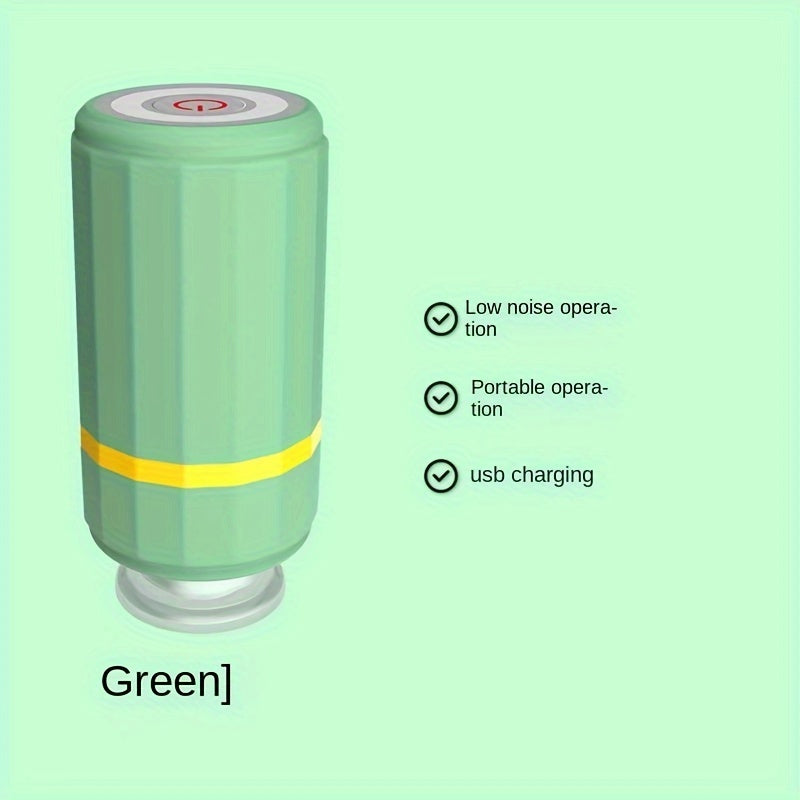 Máquina de sellado al vacío portátil de mano, carga USB, operación automática, fresca y almacenamiento.
