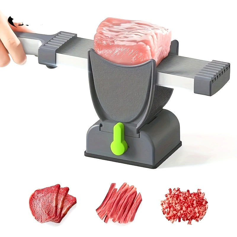 Juego de Picadora de Carne Manual, Cortador de Carne para Cocina en ABS, Adecuado para Res, Salmón, Cordero y Verduras, Sin Necesidad de Carga, Funciona sin Baterías, Ideal para Cocinar y Asar