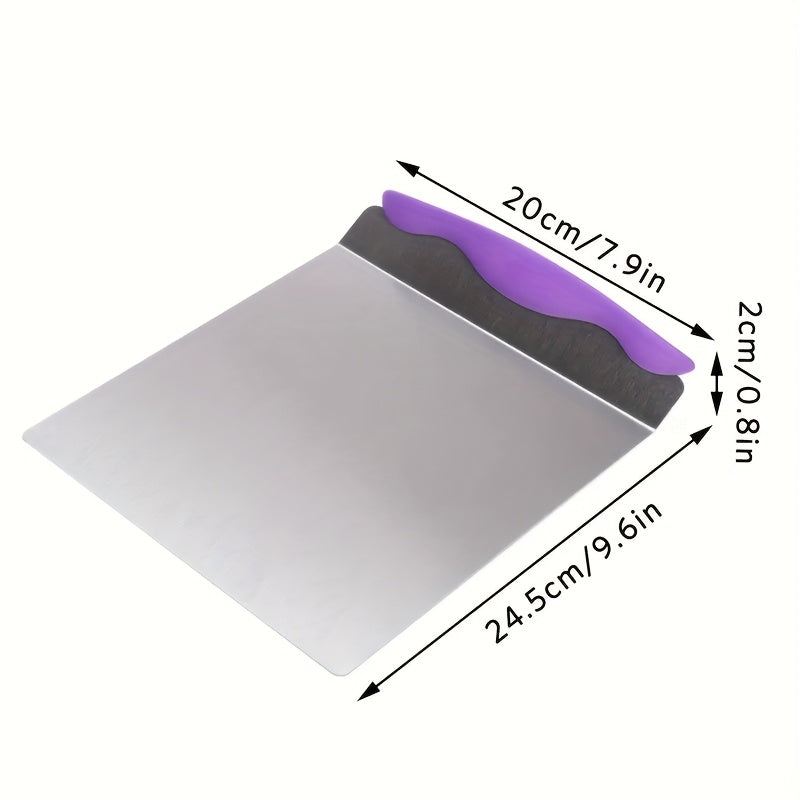 Pala de Transferencia de Pastel de Acero Inoxidable - Bandeja de Repostería Versátil para Tartas, Pasteles y Más - Perfecta para Hornear, Navidad, Halloween, Acción de Gracias - Gadget de Cocina Esencial