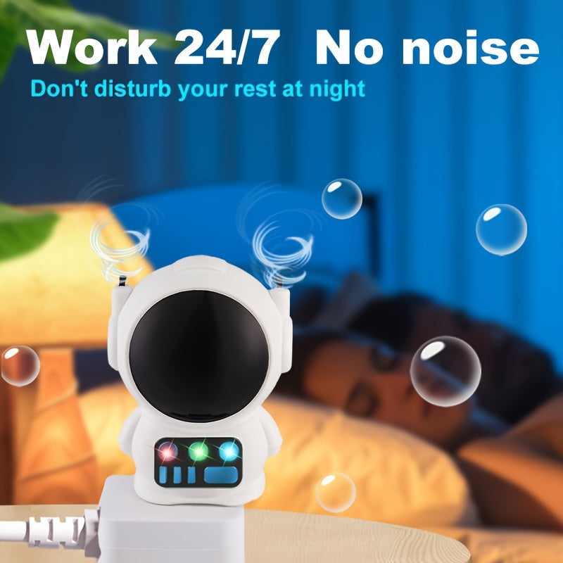 Purificador de aire Space Explorer Mini, Plug and Play, Sin operación de botón, Filtración automática 24/7, Esencial para el hogar, Portátil para uso en coche, Material de plástico, Alimentado por USB, Baja tensión ≤36V