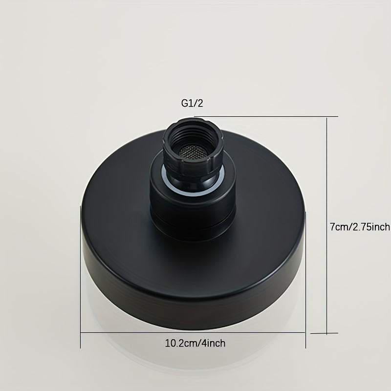 Cabezal de ducha de alta presión, potente rociador para baño, con boquillas pequeñas de silicón y chorro fuerte, tipo universal para duchas con flujo de agua alto o bajo, accesorios para baño