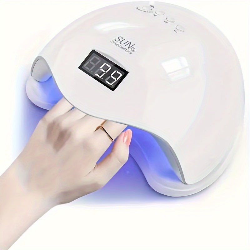 Linterna LED para uñas con sensor inteligente, luz portátil para gel y pulido, alimentada por USB sin batería - regalo ideal para 6 festividades importantes (Navidad, Halloween, Pascua, Día de San Valentín, Acción de Gracias), base desmontable, apta para