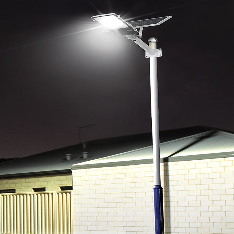 Iluminación exterior solar nueva para patio, luz de calle integrada impermeable y súper brillante