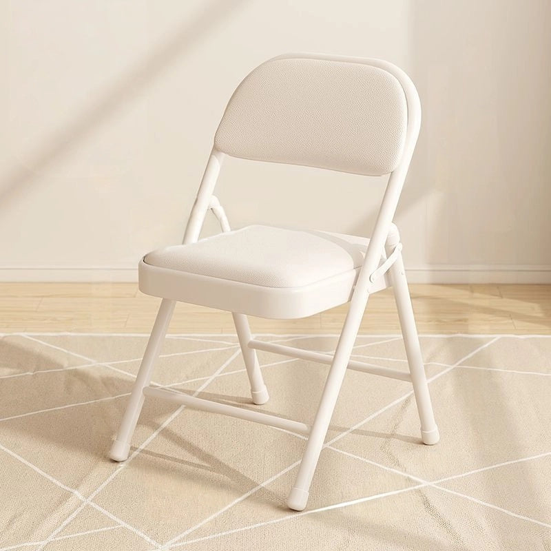 Asiento Plegable de Cuero PU Grueso - Ligero 3.67 KG, Diseño Multifuncional para Hogar, Oficina y Bodas - Asiento Duradero y Elegante, Adecuado para Todas las Estaciones