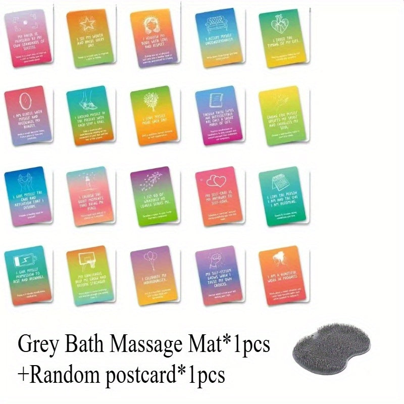 1 pieza, limpiador de ducha para pies y espalda, masajeador de baño de silicona, diseño de asiento de masaje para pies, montaje en pared, diseño de asiento de masaje para pies, no resbala, diseño de asiento de masaje para pies, exfoliante suave, exfolian