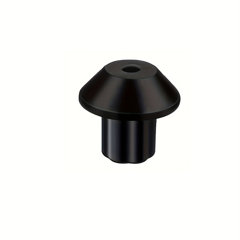 Conjunto de 16 Pies de Goma Resistentes al Calor para Reemplazo en Rejillas de Quemadores de Estufa de Gas - Amortiguadores Negros Duraderos con Diseño de Múltiples Orificios para Estabilidad y Protección, Accesorio de Cocina | Acabado Elegante | Materia