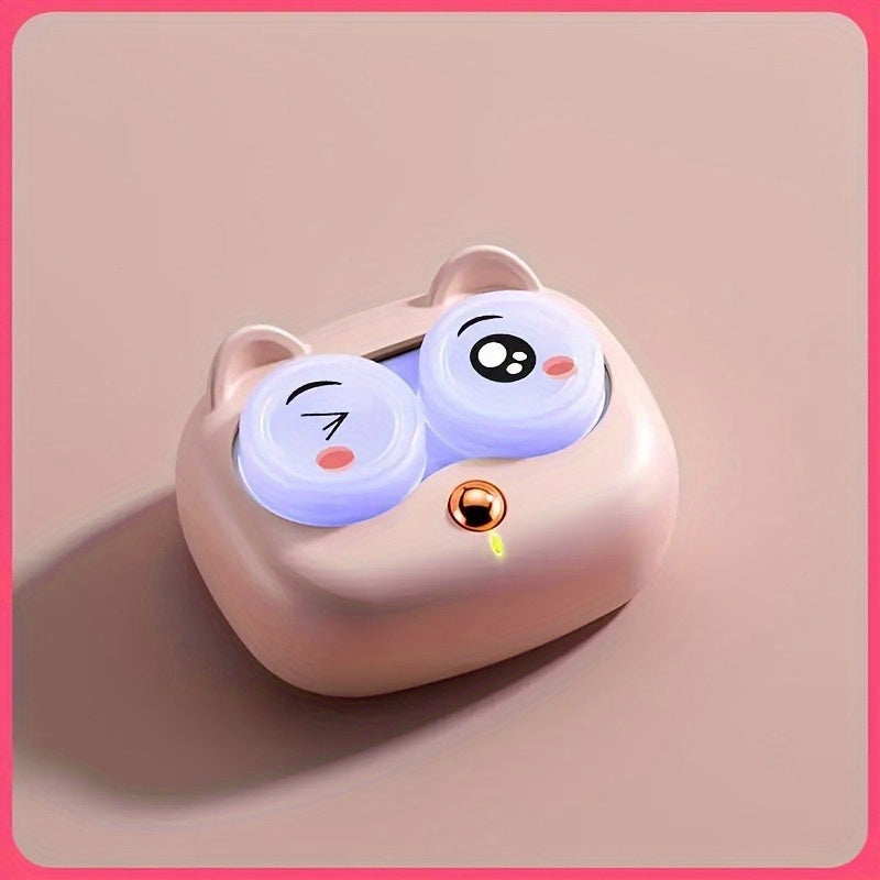 Limpiador de Gafas, Regalo Perfecto para 5 Fiestas Importantes: Navidad, Halloween, Día de San Valentín, etc., Caja Invisible con Organizador de Cepillos Dentales y Joyería