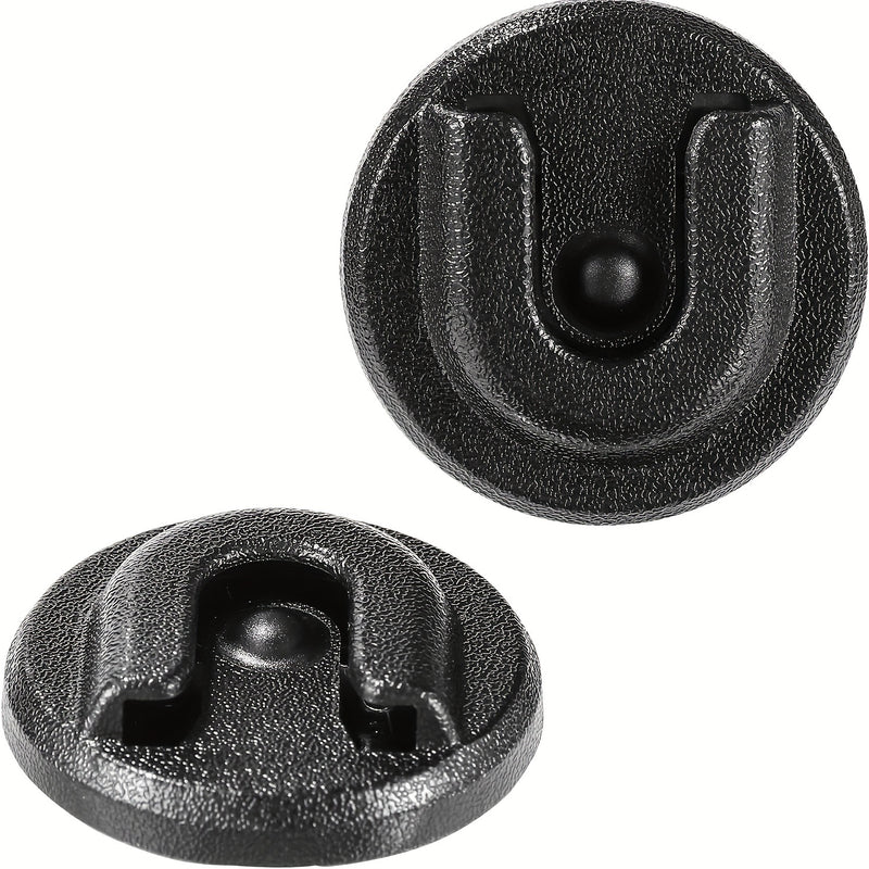 1/2pcs Colgador Universal de Micrófono para Radio CB Ham, Soporte de Micrófono con Perilla Redonda y Adhesivo para Motorola HLN9073B CDM1250 CDM750 GM300 M1225 GM3688 GTX800 Kenwood TK768G TK868G TM471A Radios Bidireccionales