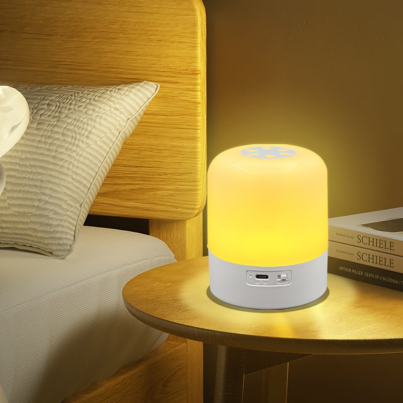 Luz de noche universal moderna, luz táctil ajustable con batería de litio recargable, luz de mesa de pie para dormitorio, alimentada por USB, material de plástico, acabado cepillado