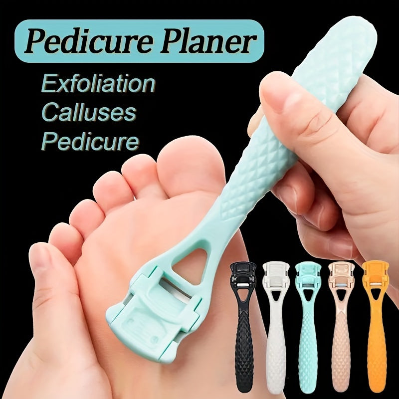 3 Piezas Raspador de Pies, Eliminador de Cutículas Beige y Herramienta para Cuidado de Talones y Plantillas, Kit de Belleza e Higiene Personal