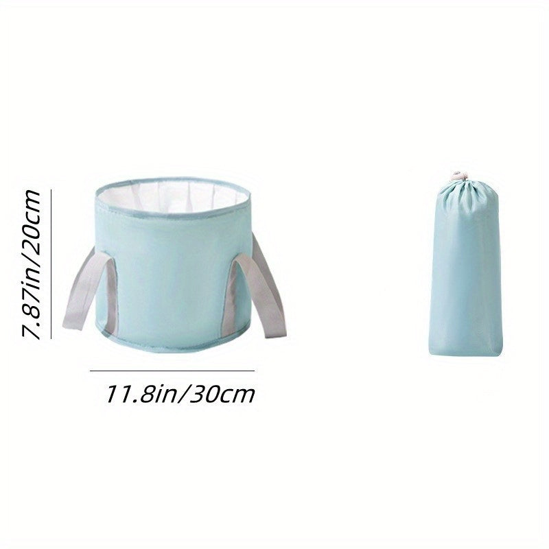 Baño de pies portátil y plegable - Ideal para remojar los pies después de períodos largos de relajación, adecuado para viajes y camping, no requiere electricidad, sin fragancia, hecho de materiales duraderos y diseñado para almacenamiento fácil.