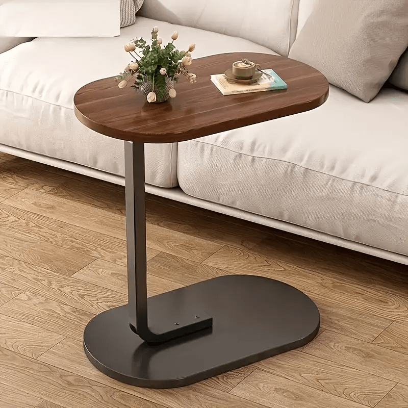 2 Colores Disponibles Mesa Auxiliar de Estilo Nórdico | Ligera y Portátil, Ideal para Mesita de Noche o Sofá, ¡Aumenta tu Comodidad!