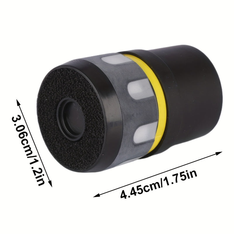 2 piezas de kit de repuesto de cartucho de micrófono dinámico unidireccional para Shure BETA58, captación de sonido de alta fidelidad para estudio y grabación en vivo, negro con franja amarilla.