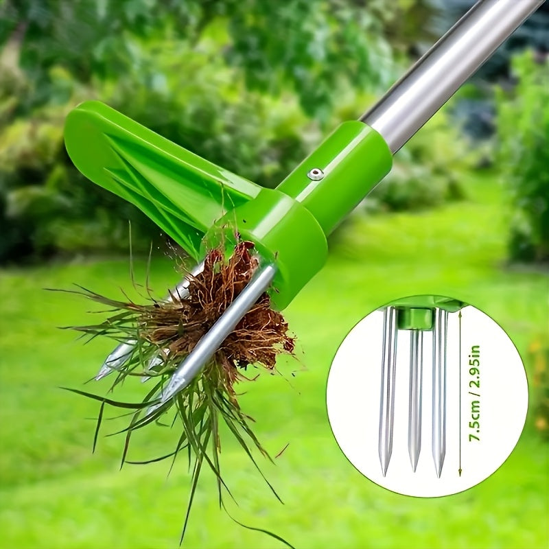 1pc Herramienta Manual para Arrancar Malezas de Alta Resistencia con Alcance Extendido - Eliminador de Malas Hierbas No Eléctrico, Herramienta Ligera para Jardín, Granja y Hogar - Diseño Ergonómico, Manija Antideslizante, Plástico Duradero, Material Anti