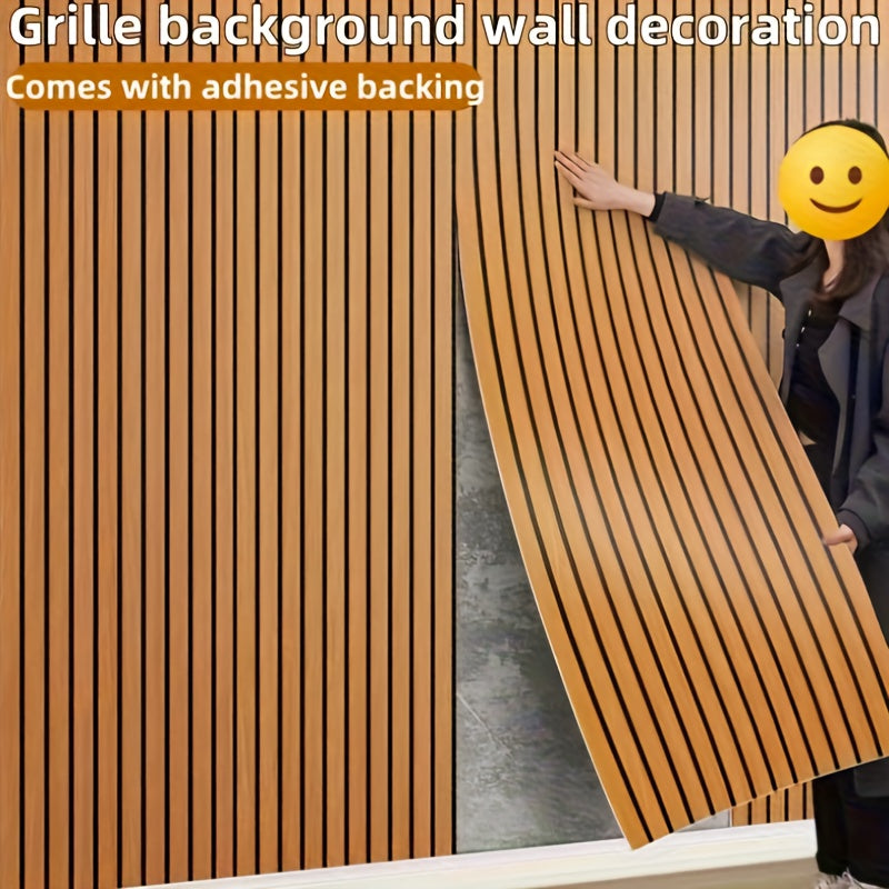 Pega tapa de pared autoadhesiva con patrón 3D, diseño de rejilla imitando plástico engrosado, superficie mate, fácil de instalar, adecuado para sala de estar, dormitorio, decoración de oficina, decoración de pared.